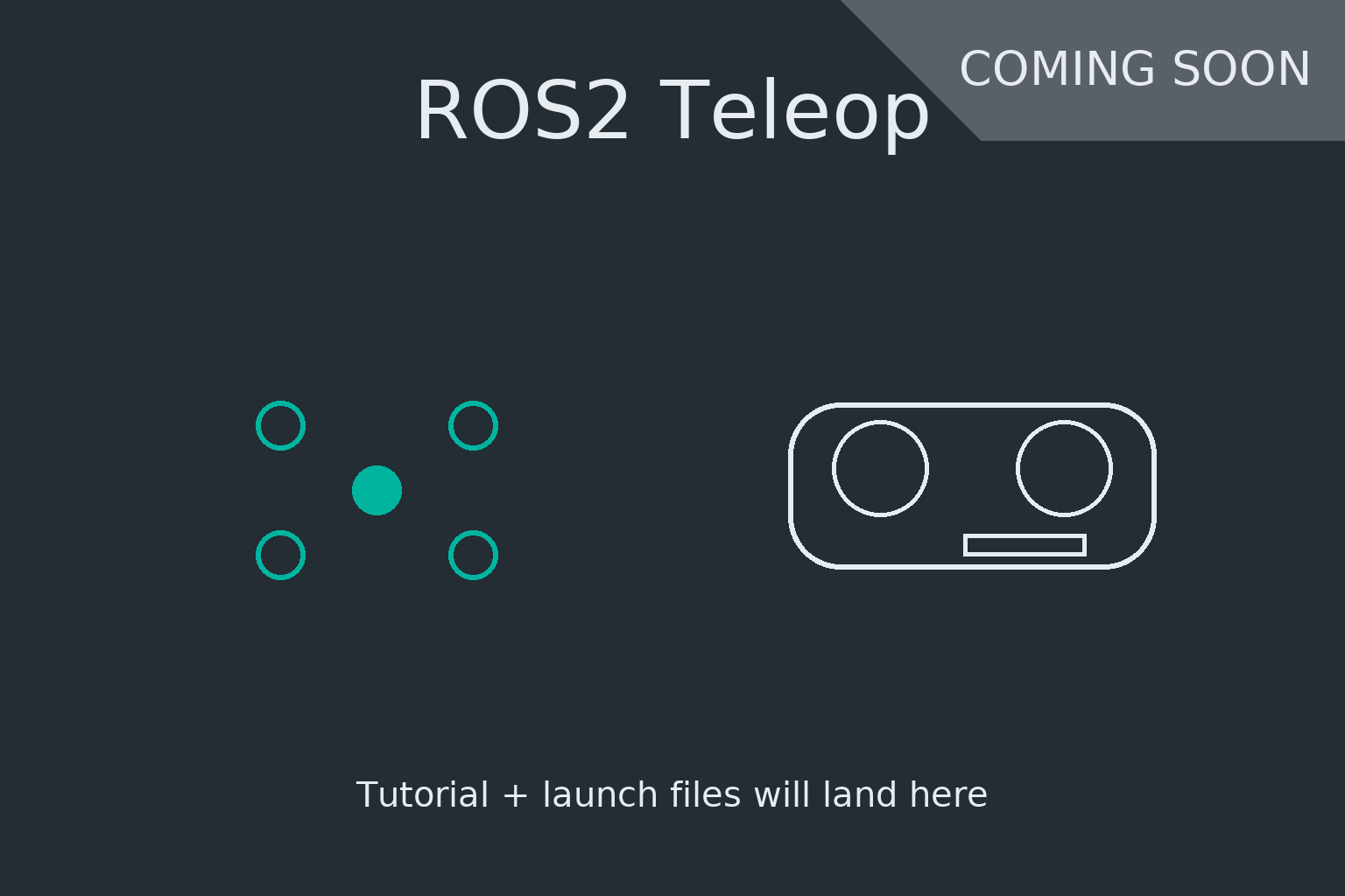 ROS2 Teleop (Coming Soon)